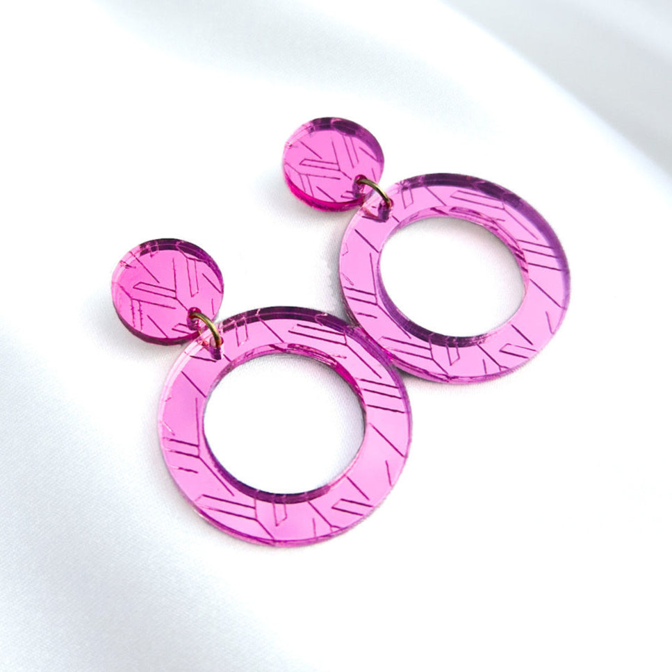 yukinor maru earring in pink| yukinor maru-korvakoru pinkki2