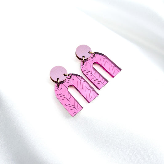 yukinor kouki earring in pink-blush-pink yukinor kouki-korvakoru pinkki-vaaleanpunainen